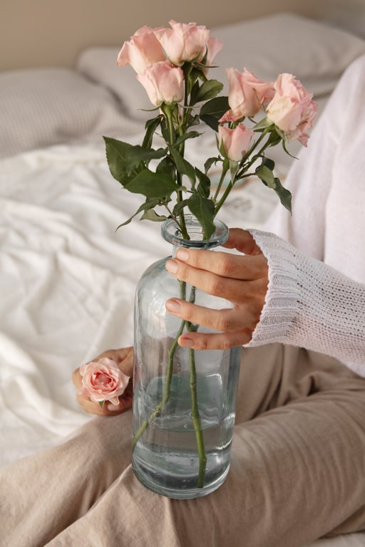 Drink from a Flower vase, isn't it funny