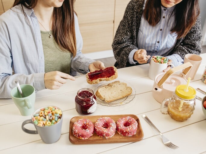 Set up a dessert table in your dorm room