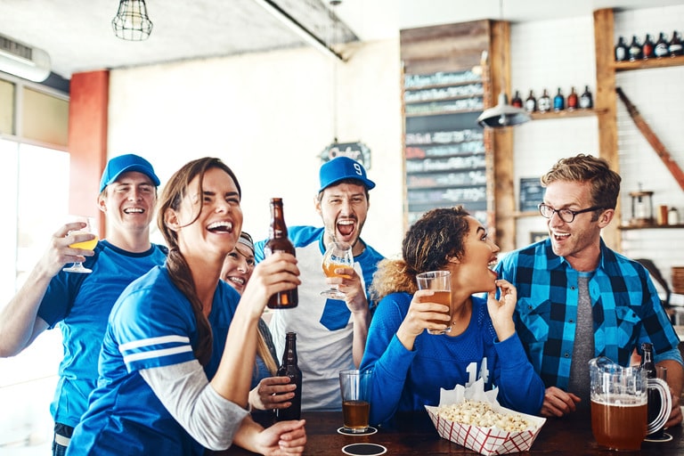 Sport themed frat party