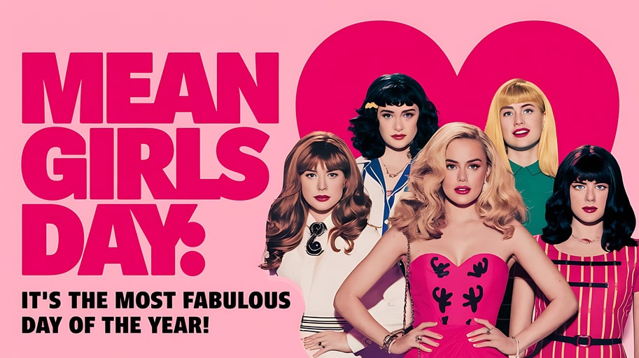 A fetch Mean Girls party banner