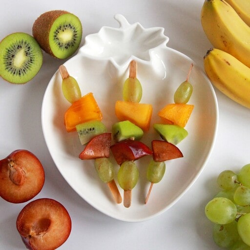 Colorful Fruit Skewers