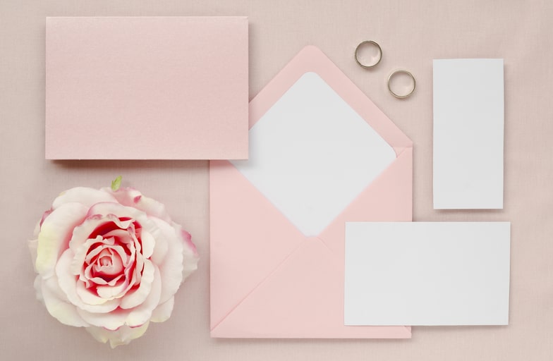 Pink envelopes are perfect for Mean Girls parties