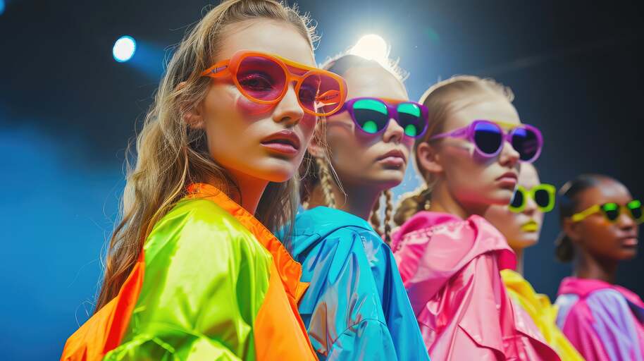 You should wear bold, vibrant colors to a neon party