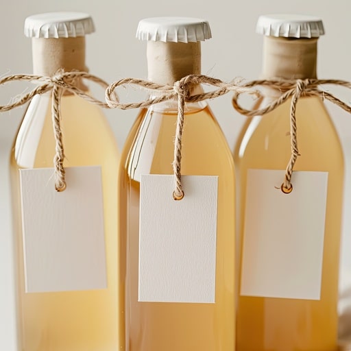 Paper Tags are usually use on glass bottles