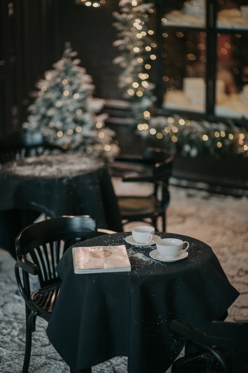 Set the tone for a Moody Christmas Party