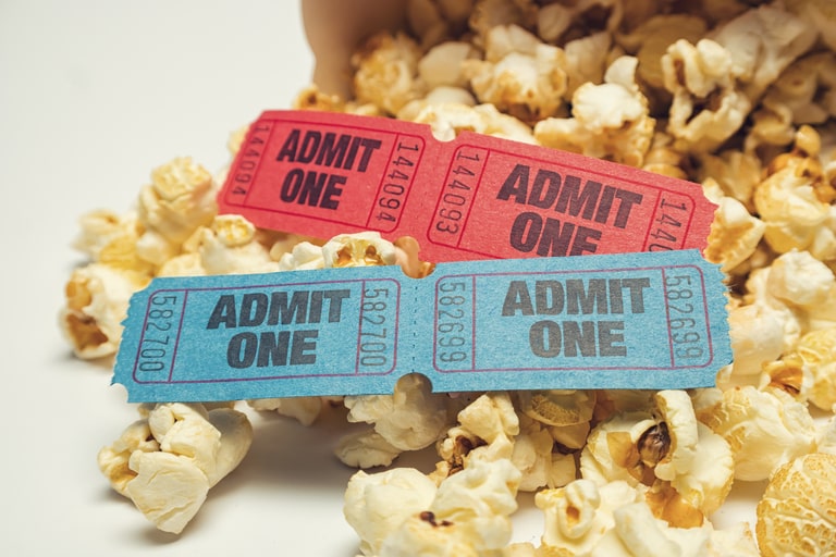 Creative Invitations that look like a movie ticket