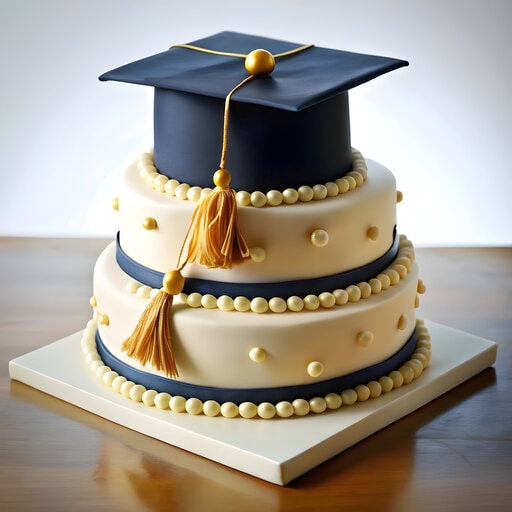 Custom graduation cake