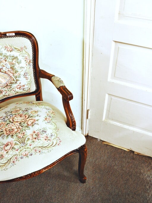 Use vintage, antique furniture at themed retirement party