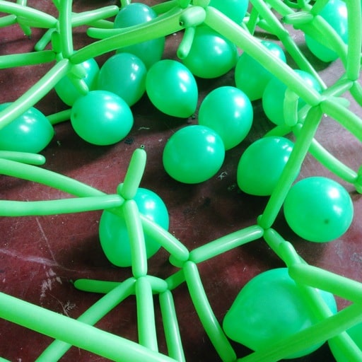 Balloons in Alien Green