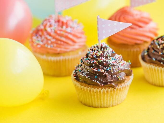 Colored Cupcakes