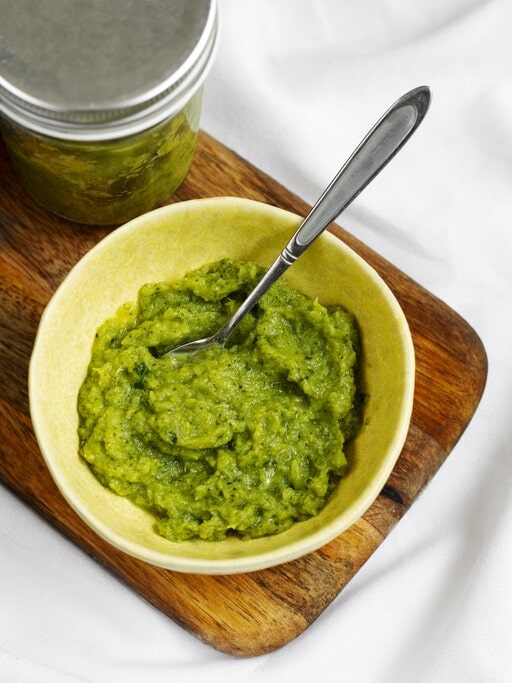 Delicious green Pea Pesto