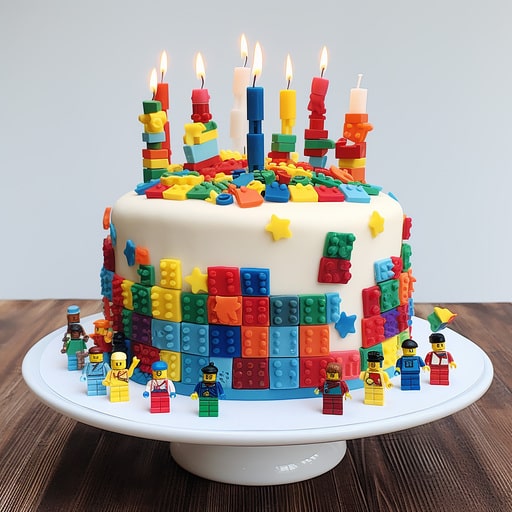 LEGO birthday cake