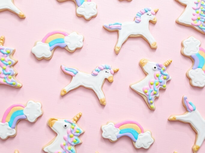 Unicorn Sugar Cookies