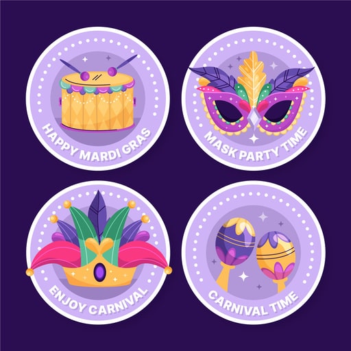 Customizing the food containers with Masquerade stickers