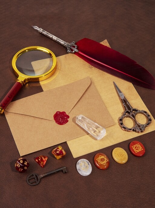 DIY the invitation to make it look like DIY Hogwarts Acceptance Letter