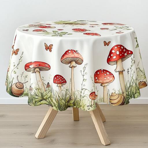 Mushroom Tablecloth