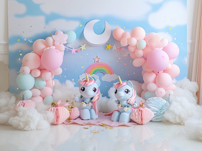 Pastel Rainbow Decor