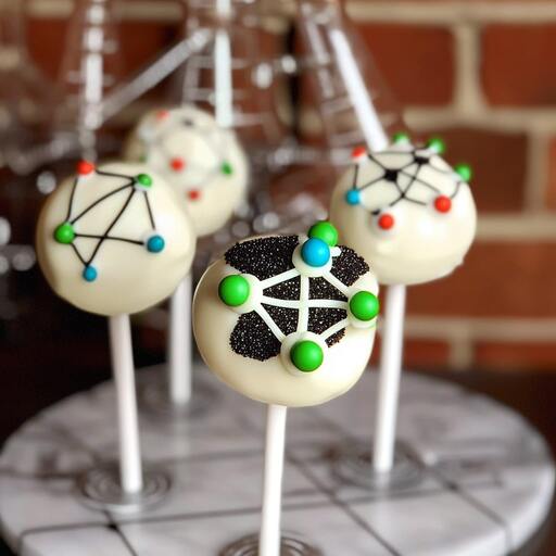 Science Birthday Party for Kids: 29 Cool Lab Decor & Experiment Ideas 5 Atomic Cake Pops