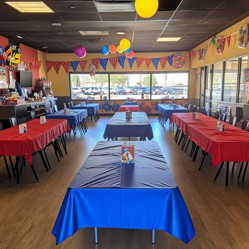 Top 24 Sonic Birthday Decorations to Level Up Your Party 4 Blue and Red Tablecloth