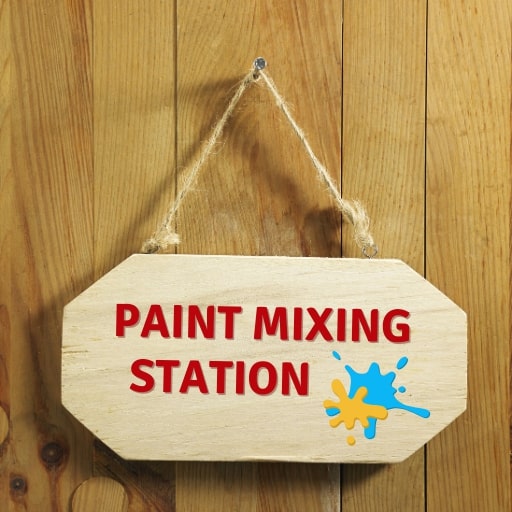 Paint Party for Kids: 5 Things You Need for a Stress-Free Event 5 Custom Labels for Each Zone using Transfer stickers