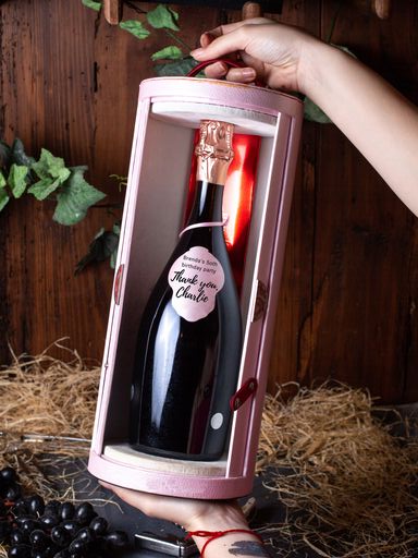 Turning 50? 25 Memorable 50th Birthday Party Ideas to Make It Count 8 Custom Wine Bottles with thank you stickers