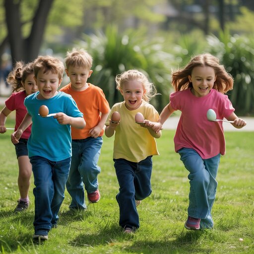 For All Ages: 24 Best Outdoor Party Games That Beat Boredom 6 Egg and Spoon Race