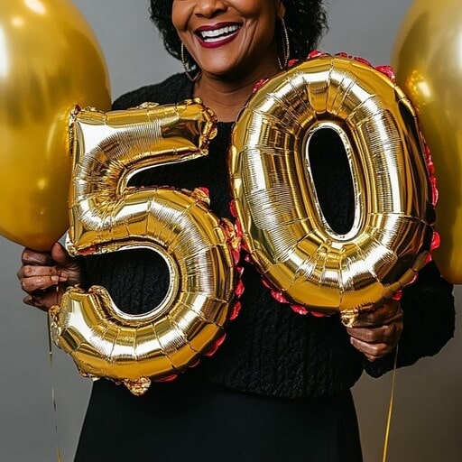 Turning 50? 25 Memorable 50th Birthday Party Ideas to Make It Count 2 Giant 50 Balloons