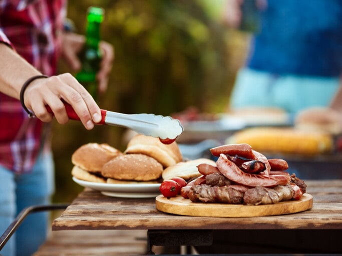 Host the Perfect Camping Birthday Party: 28 Decorations, Food, and Games 5 Hotdog & Burger Grilling