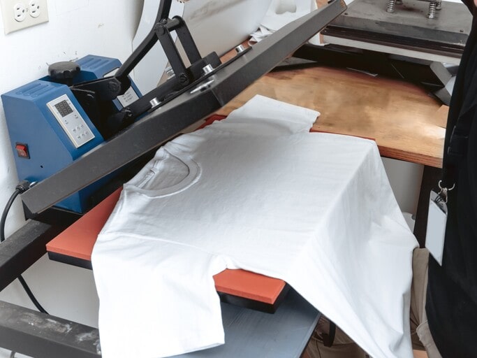Set the heat press to the correct setting