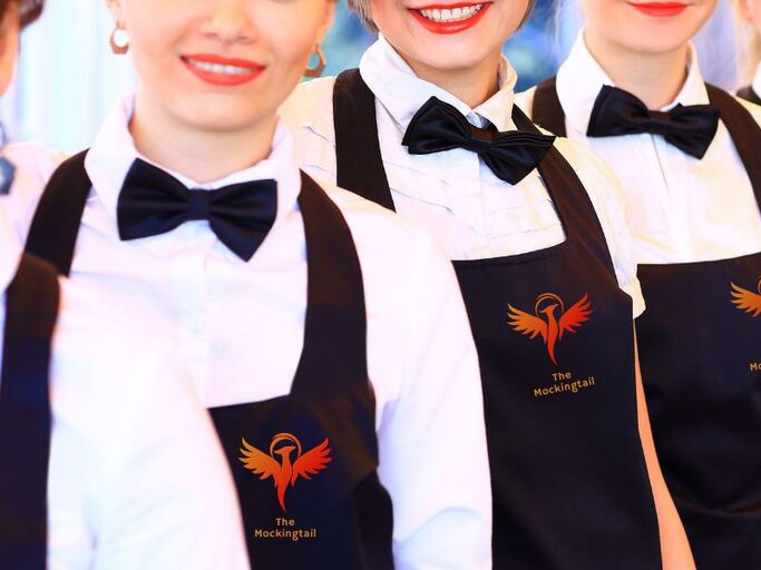 Branded staff uniforms