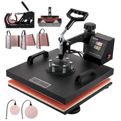 How to Choose the Best Heat Press Machine for Your DTF Transfers 3 Multifunction Combo heat press