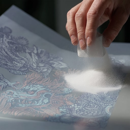 Thick adhesive spots