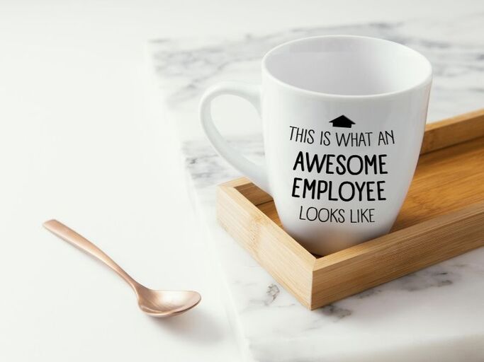Custom Ceramic Mugs with UV DTF transfer stickers