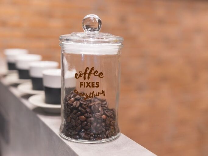 Coffee Gift Sets: 12 Creative & Custom Ideas for Coffee Lovers 4 Personalized Coffee Jar