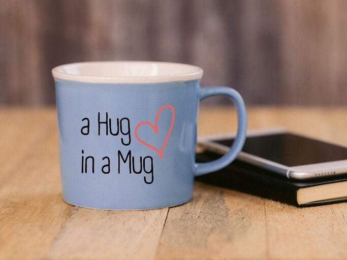 DIY Thinking of You Gift: 12 Creative Ways to Make Someone Smile 5 A Mug personalized with UV DTF transfer stickers is a great thinking of you gift