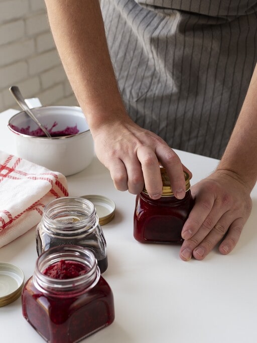 DIY Thinking of You Gift: 12 Creative Ways to Make Someone Smile 3 A set of Homemade jam jars is a ideal Thinking of You gift