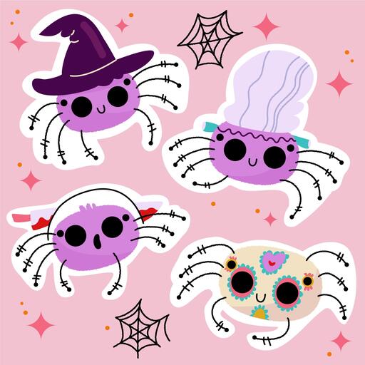 12 Fun and Affordable Halloween Trinkets Kids Will Love 2 Die-cut Halloween Stickers