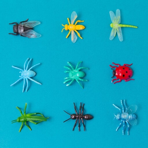 12 Fun and Affordable Halloween Trinkets Kids Will Love 4 Mini Plastic Spiders and Insects