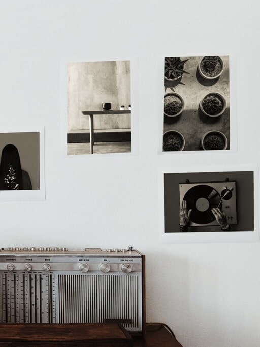 Music-themed wall art