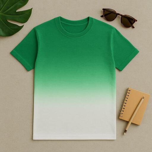 Basic Green ombre shirt