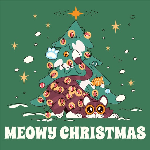 Top 23 Iconic Christmas Shirt Ideas You Can’t Go Wrong With 5 Cat Tangled in Christmas Lights Shirt