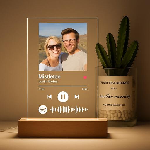 Custom QR Music Card using UV DTF transfer stickers