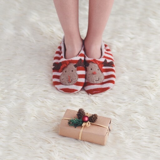 Top 27 Amazingly Affordable Family Christmas Gift Ideas for Every Member 5 Cute Reindeer Slippers for kids