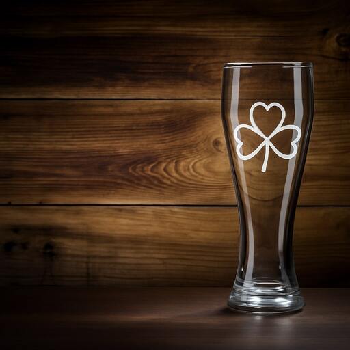 Patterned Glass Cups for beer