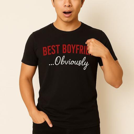Personalized Valentine's Day T-shirt for boyfriends
