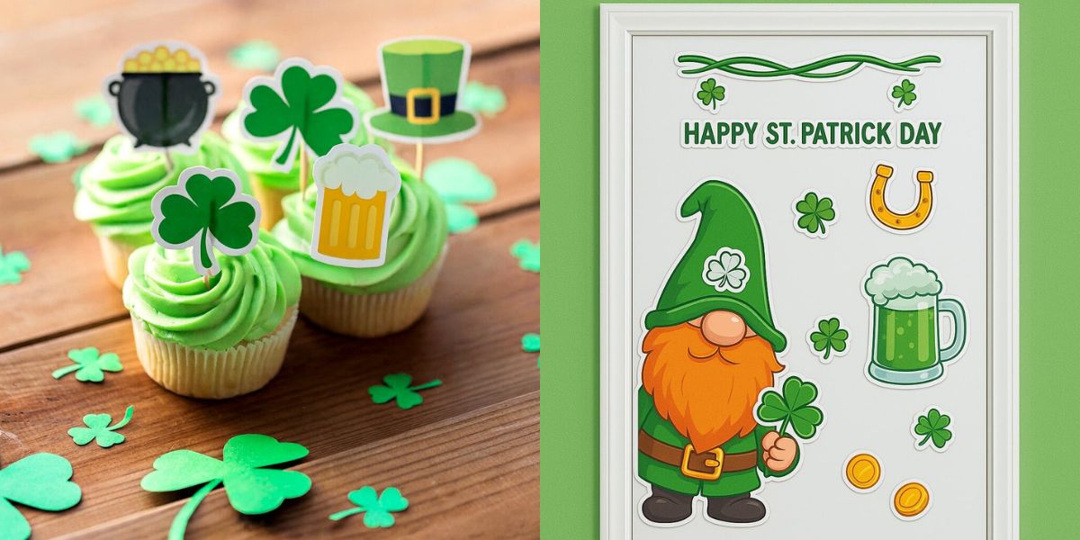 12 Ways to Use Custom Stickers for the Best St. Patrick's Day Decor
