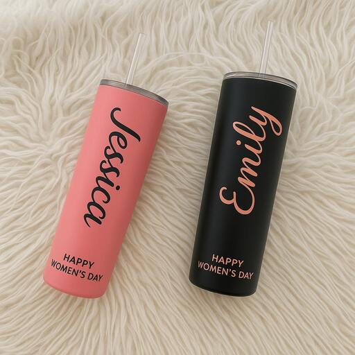 Customized Stainless Steel Tumblers for Female coworkers