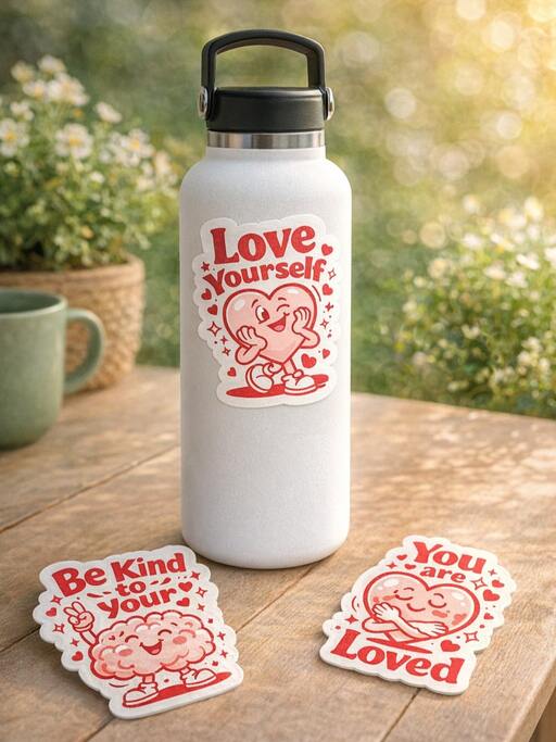 White Paper Stickers 