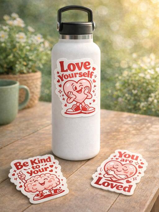 White Paper Stickers 