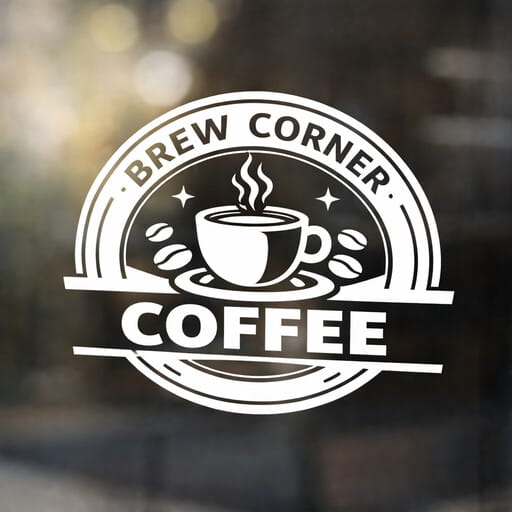 Clear stickers for see-through surfaces